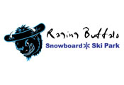 [Raging Buffalo Snowboard Park Logo]